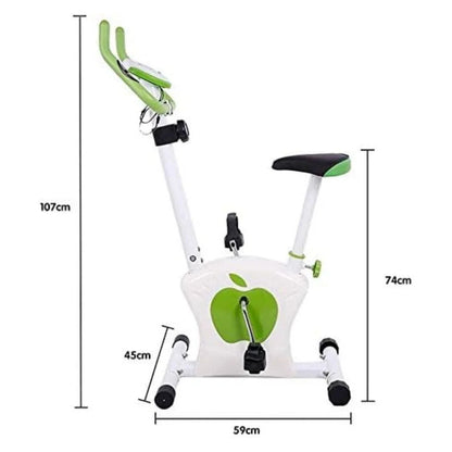 Apple Magnetic Exercise Cardio Cycle - White & Green