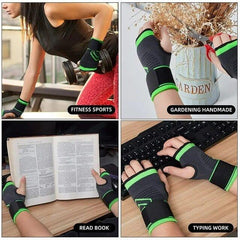 Palm & Wrist Support Brace - Green (Pack of 1 )
