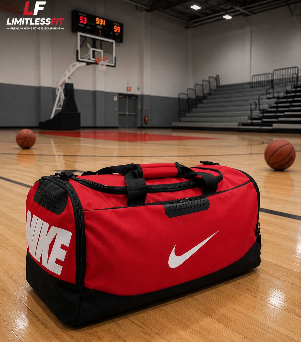 Nikee Style Sports Duffel Gym Bag  (F2)