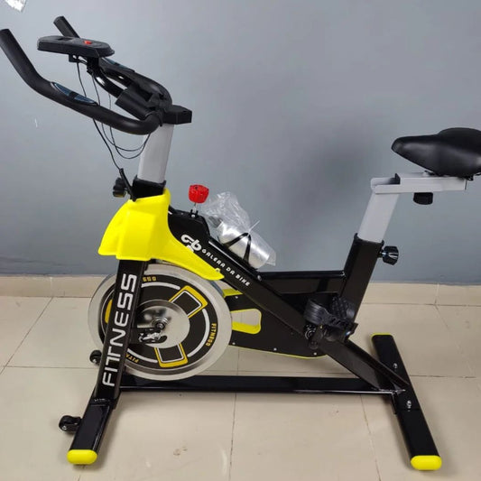 Sports Spin Magnetic Bike 150 KGS Model P1 (Yellow & Red)