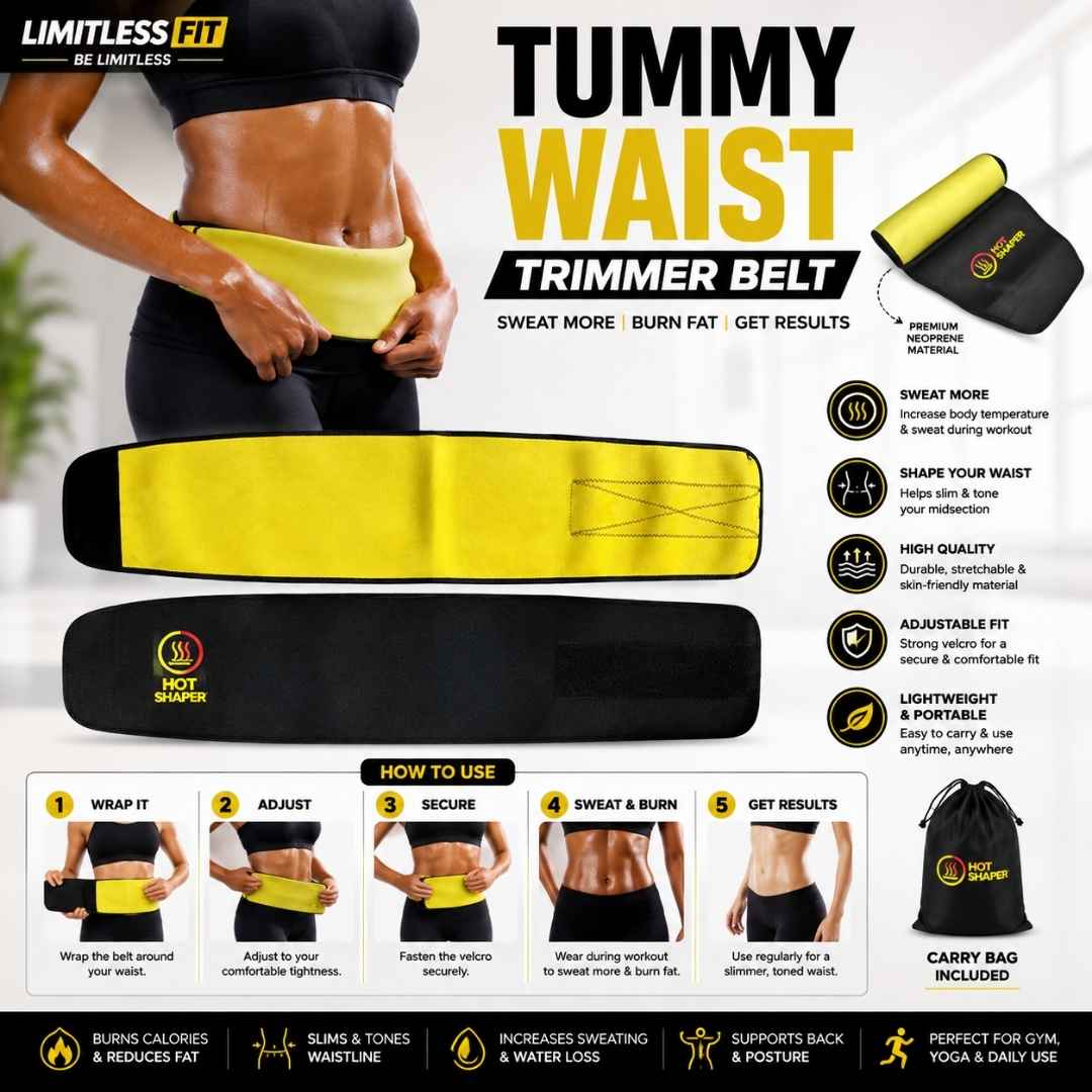 Imported Slimming Vest Tummy waist trimmer belt, Body Shaper, Slimming Vest