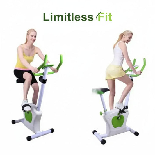 Apple Magnetic Exercise Cardio Cycle - White & Green