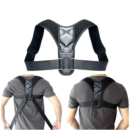 Adjustable Posture Corrector Belt for Men and Women – Comfortable Upper Back Brace, Back Straightener,