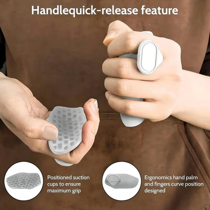 Premium Silicone Dumbbell Grips | Non-Slip Weightlifting Enhancer | Gym & CrossFit Hand Protection | One Size Fits Most