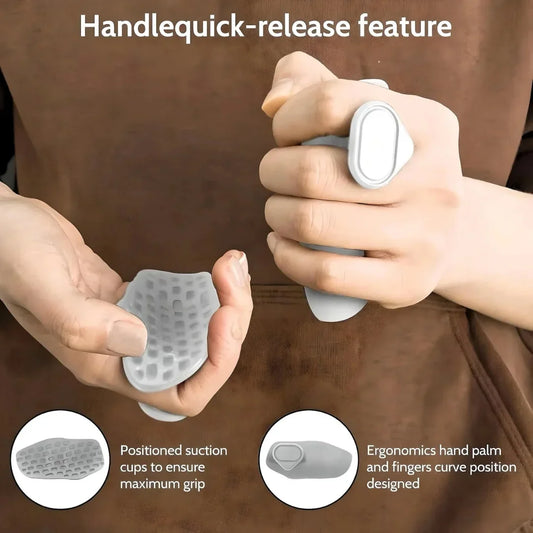 Premium Silicone Dumbbell Grips | Non-Slip Weightlifting Enhancer | Gym & CrossFit Hand Protection | One Size Fits Most