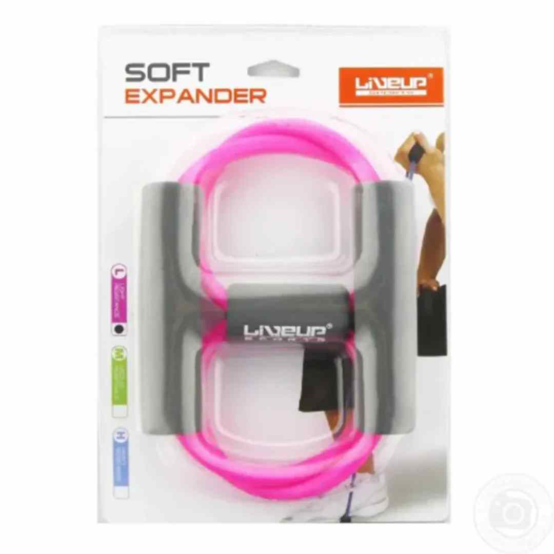 Liveup Resistance Band Soft Expander Pink Light