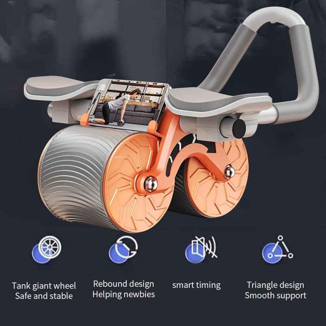 Limitless Ab Roller Wheel With Elbow Support -  Automatic Return –