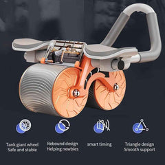Limitless Ab Roller Wheel With Elbow Support -  Automatic Return –