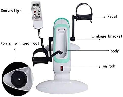 Portable Electrical Pedal Exerciser Bike For Seniors - White