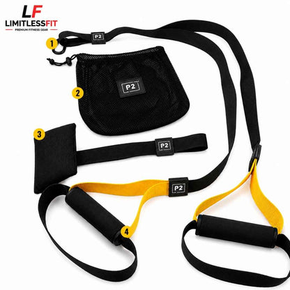 Trx Yoga Fitness Bands Hanging Belt Tension Exercise Pull Rope Resistance Band Suspension Trainer