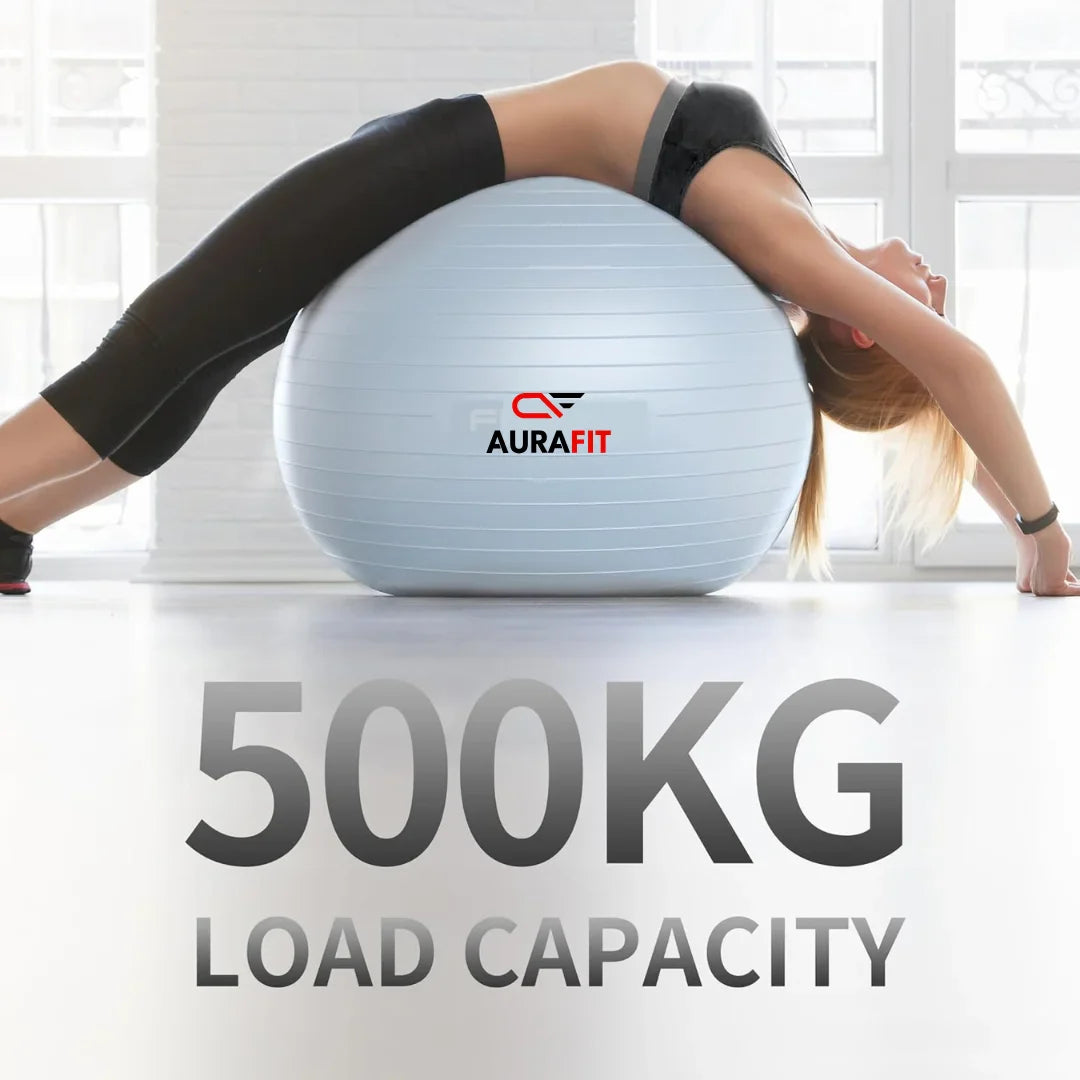 Premium 75cm Gym Ball with Free Pump – Ultimate Core & Balance