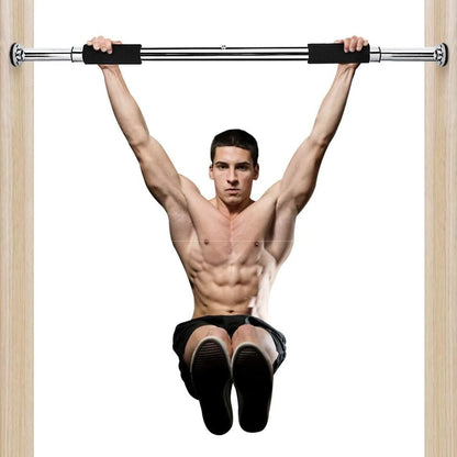Adjustable Iron Door Pull Up Bar & Chin Bar For Full Body Fitness! Workout bar