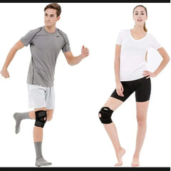 Knee Brace Sleeve Open Patella 2 Straps-