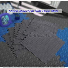 Gym Floor Mats - 4 Mats ( 2 x 2 Feet Each Mat) 12 mm to 25mm