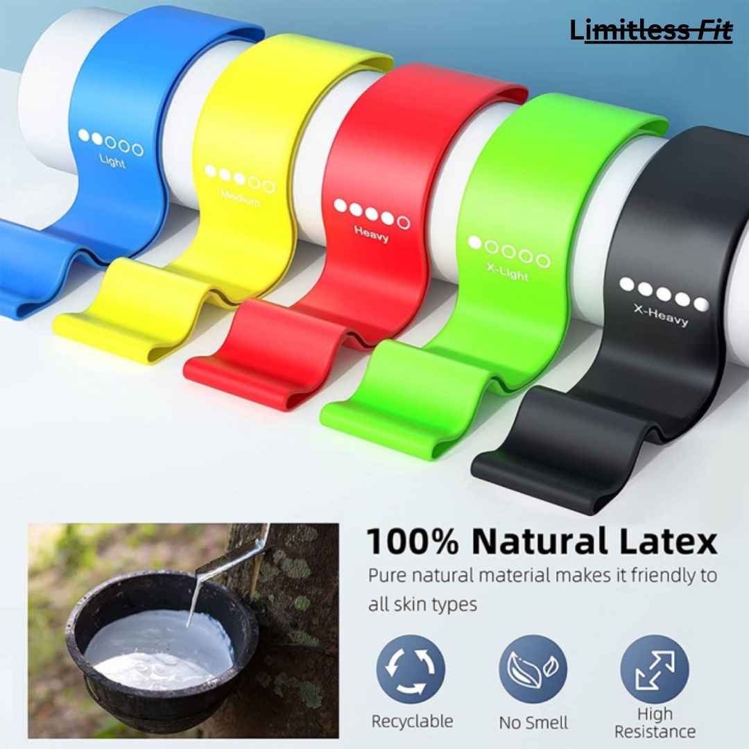 Loop band Yoga Resistance Rubber Bands - Pack of 5