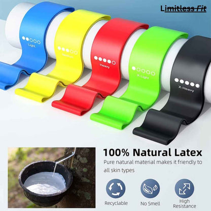 Loop band Yoga Resistance Rubber Bands - Pack of 5