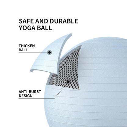 Premium 75cm Gym Ball with Free Pump – Ultimate Core & Balance