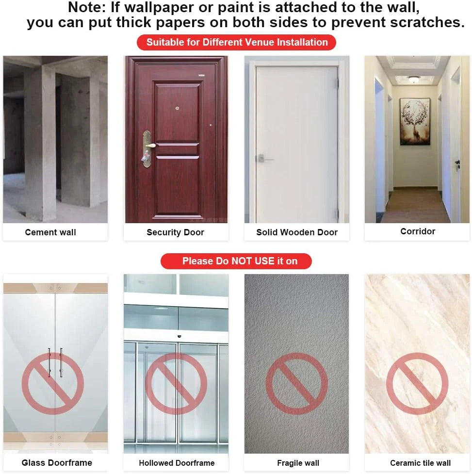 Adjustable Doorway Pull-Up Bar – No Screws, Heavy-Duty 200KG Capacity for Full Body Home Workouts