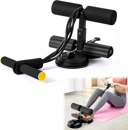 Important quality Sit Up Holder for Home Workouts – Adjustable Abs Exercise Equipment with Suction Cup Foot Holder Iron build