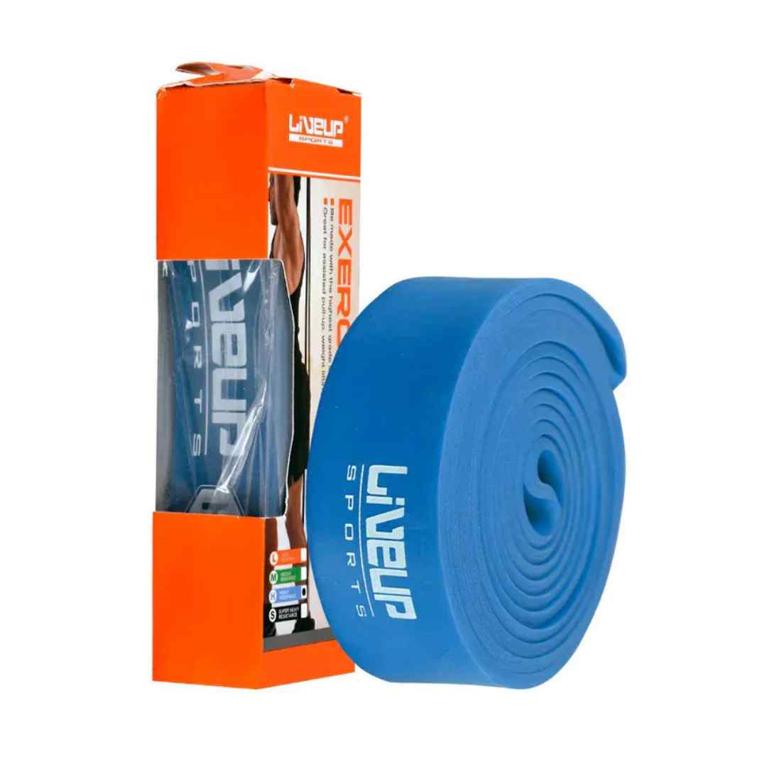 Liveup Resistance Loop Band Latex Heavy Blue 45mm 50–125lbs