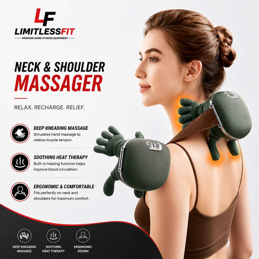 Smart Massager With Hands- 4D Deep Tissue Massager Master For Shoulder,Neck ,Leg Massager