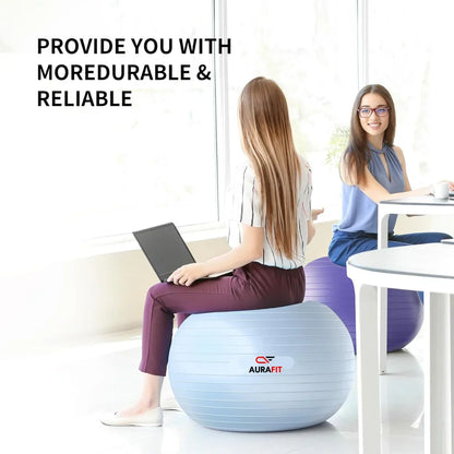 Premium 75cm Gym Ball with Free Pump – Ultimate Core & Balance