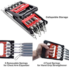 Chest Expander with Tummy Trimmer 3 in 1 Multi Purpose Exercise Springs