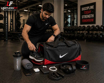 Nikee Style Sports Duffel Gym Bag  (F1)