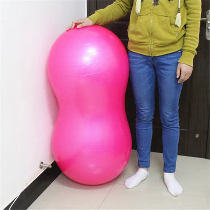 Peanut Exercise Ball with Foot Pump – Anti-Burst Stability Ball