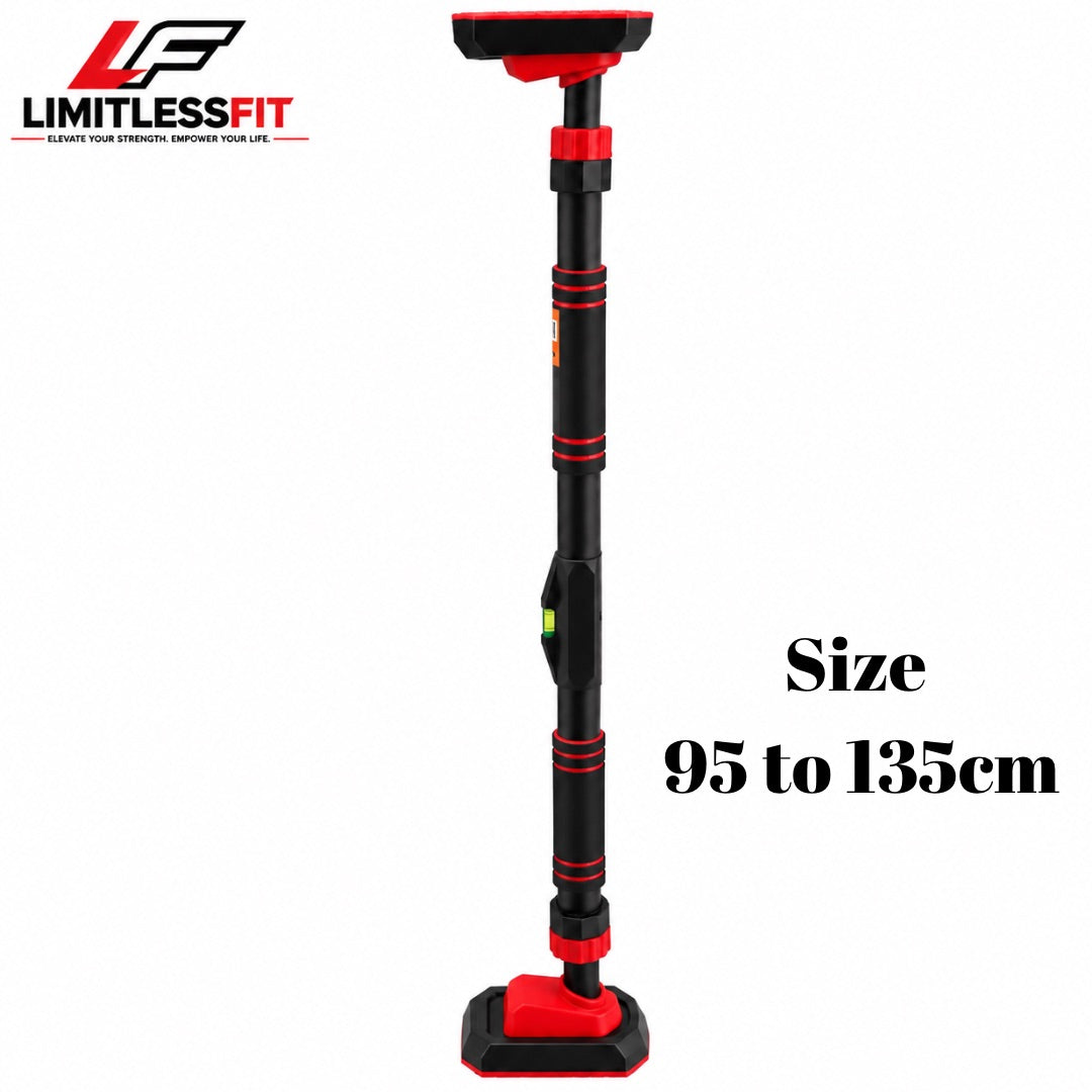 Adjustable Doorway Pull-Up Bar – Heavy-Duty 500KG Capacity | No-Screw Installation | Exclusive Premium Imported Model– Only at Limitless Fit