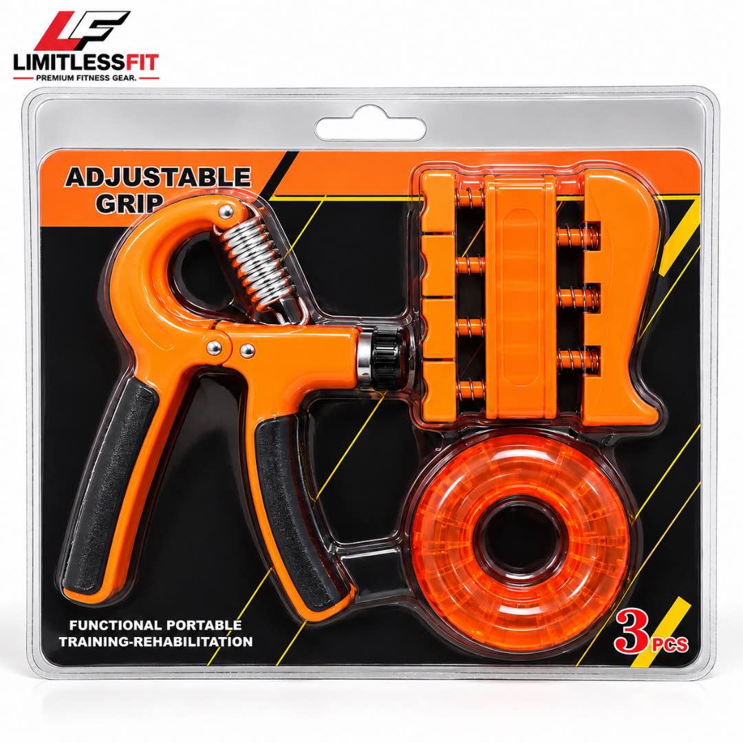 Adjustable Hand Gripper – 3 Pcs Set