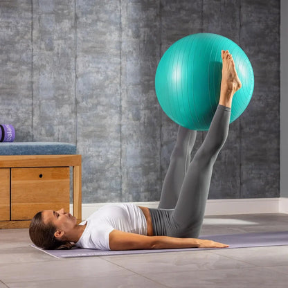Premium 75cm Gym Ball with Free Pump – Ultimate Core & Balance