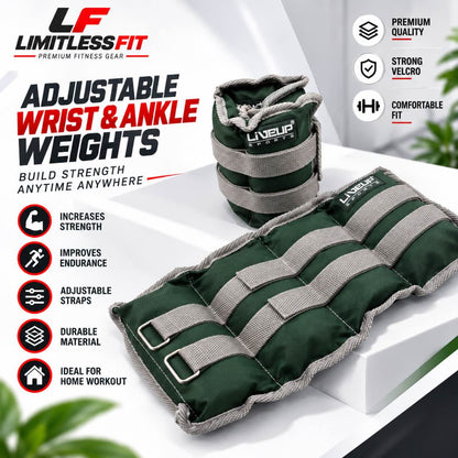 LiveUp Wrist & Ankle Weight 2KG | Pack of 2 – LS3011