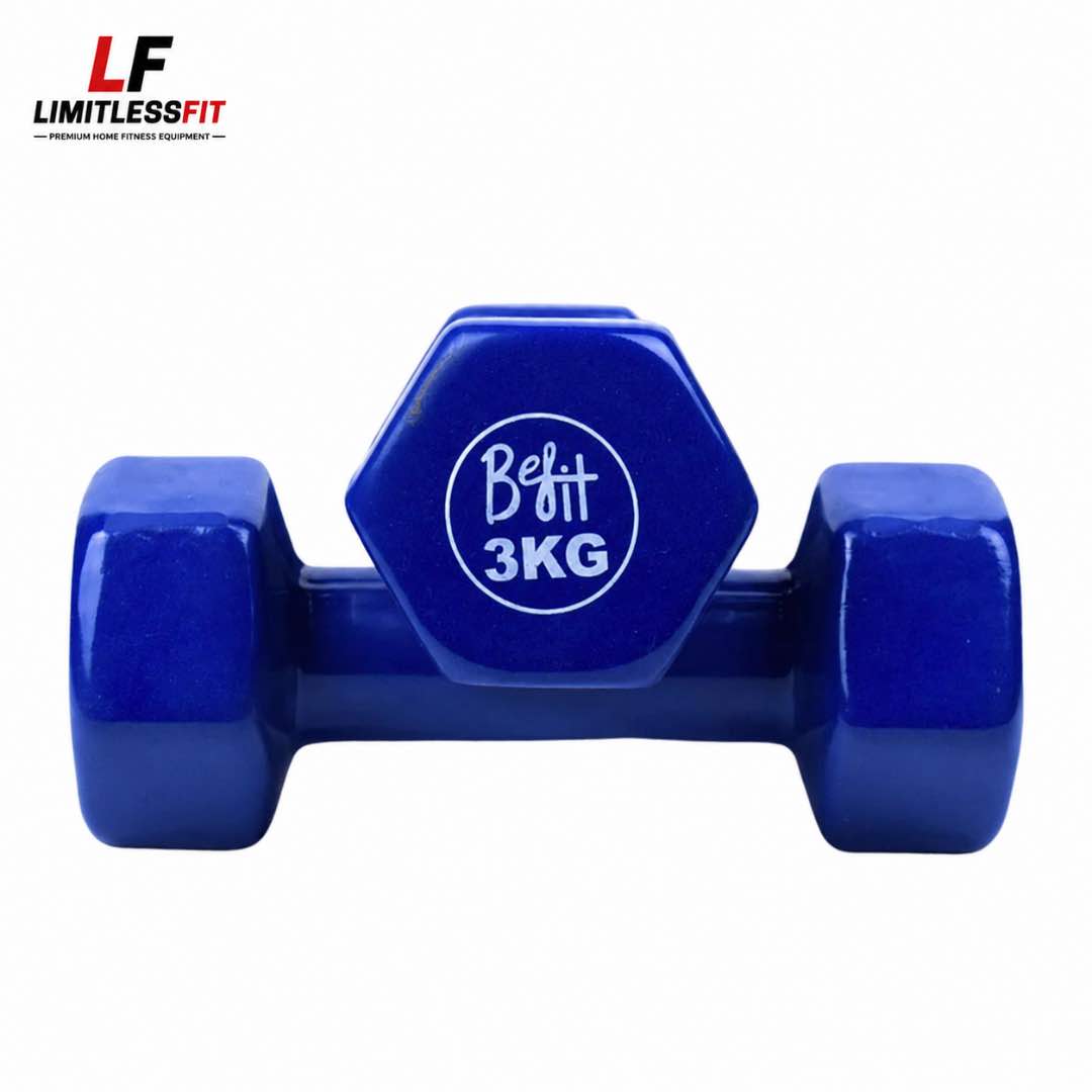 Vinyl Coated Dumbbells 1KG to 5KG (Pack of 2 )