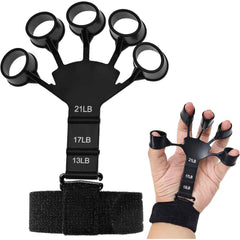Bundle of 3 [Hand gripper p1 With Counter ]+ [Finger gripper] + [ Wrist Trainer ]