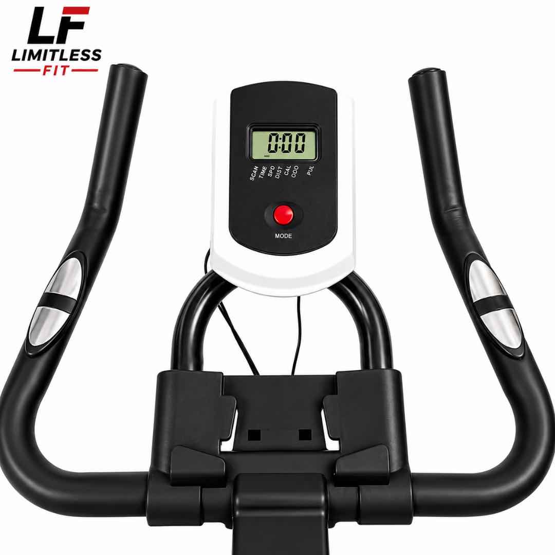 Sports Spin Magnetic Bike – Home & Commercial Fitness Exercise Cycle -Model P2 —(Red)