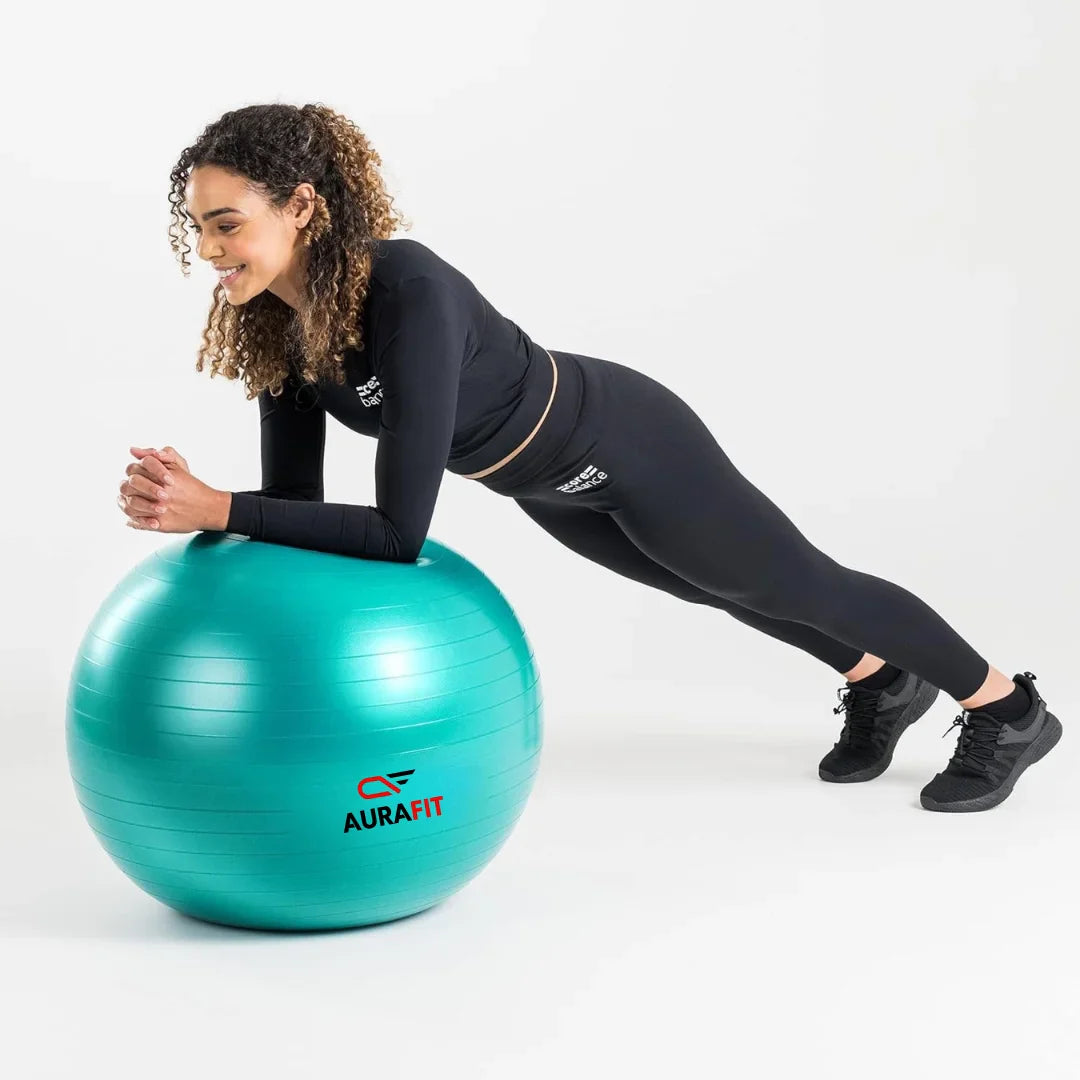 Premium 75cm Gym Ball with Free Pump – Ultimate Core & Balance