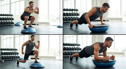 BOSU Balance Ball – Blue | Core Strength & Stability Trainer