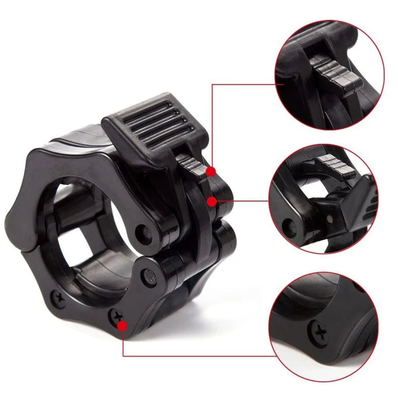 Barbell Locks 1 Pair 2 inch for Olympic barbell rods spinlocks -Pack of 2pcs
