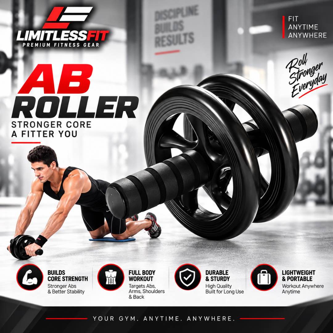 Super Mute Double Abdominal Wheel | Abs Wheel