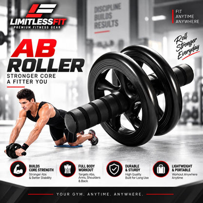 Super Mute Double Abdominal Wheel | Abs Wheel