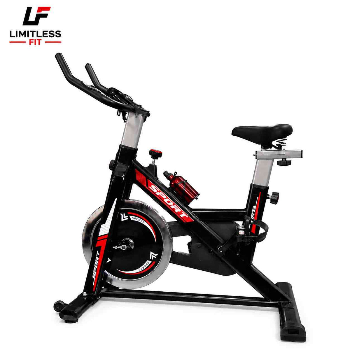 Sports Spin Magnetic Bike 150 KGS Model P1 (Yellow & Red)