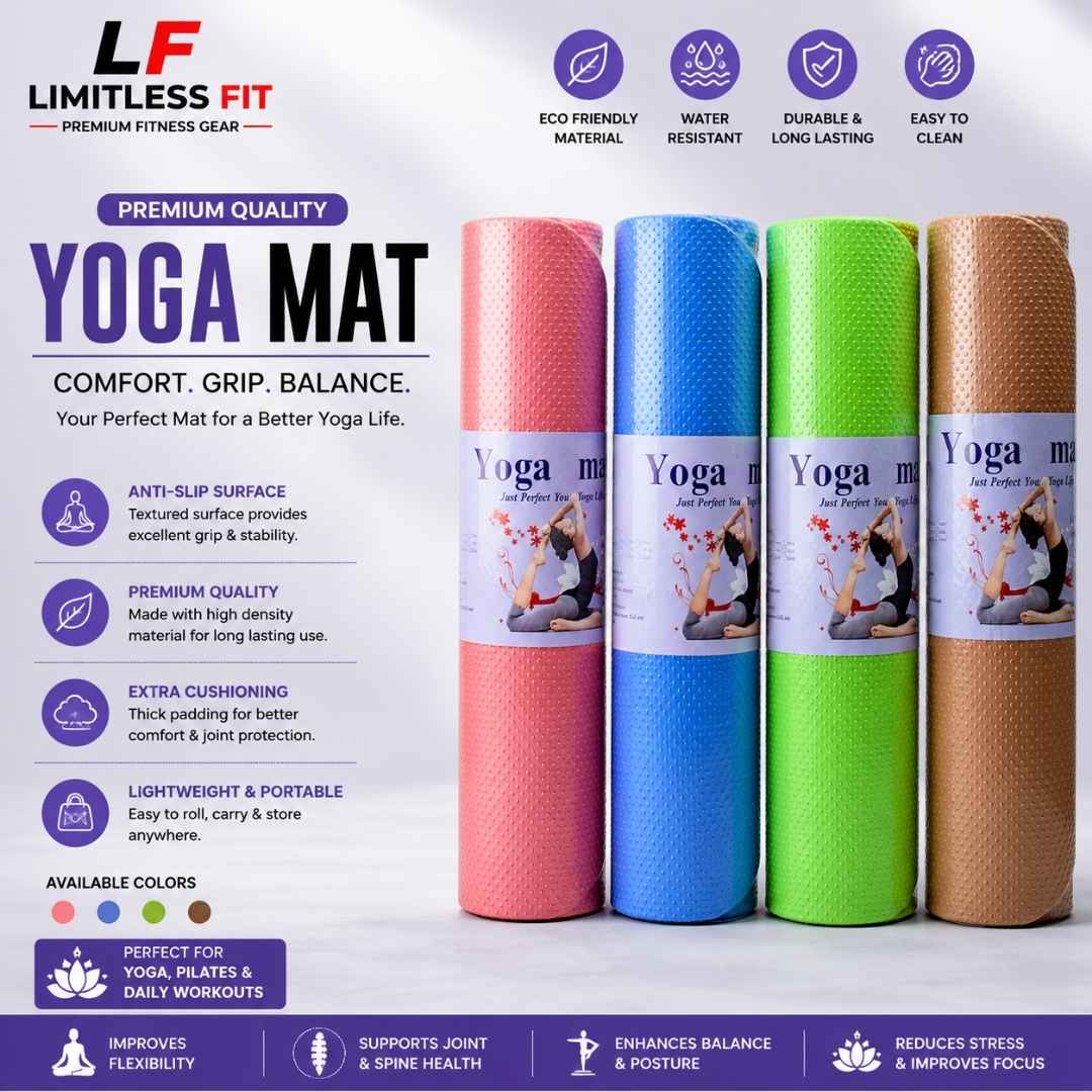 10mm Yoga Mat Anti Slip Yoga Mat