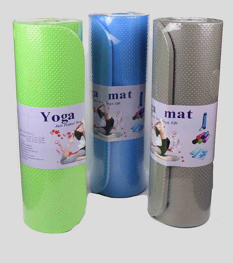 15mm Yoga Mat for Exercise and Fitness- 2 x 6 feet