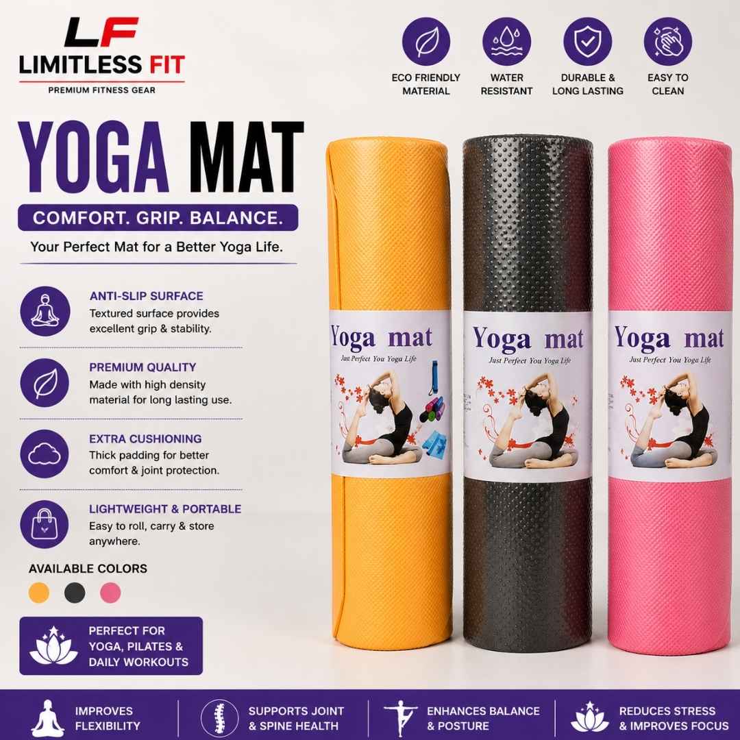 6mm Yoga Mat Anti Slip Yoga Mat