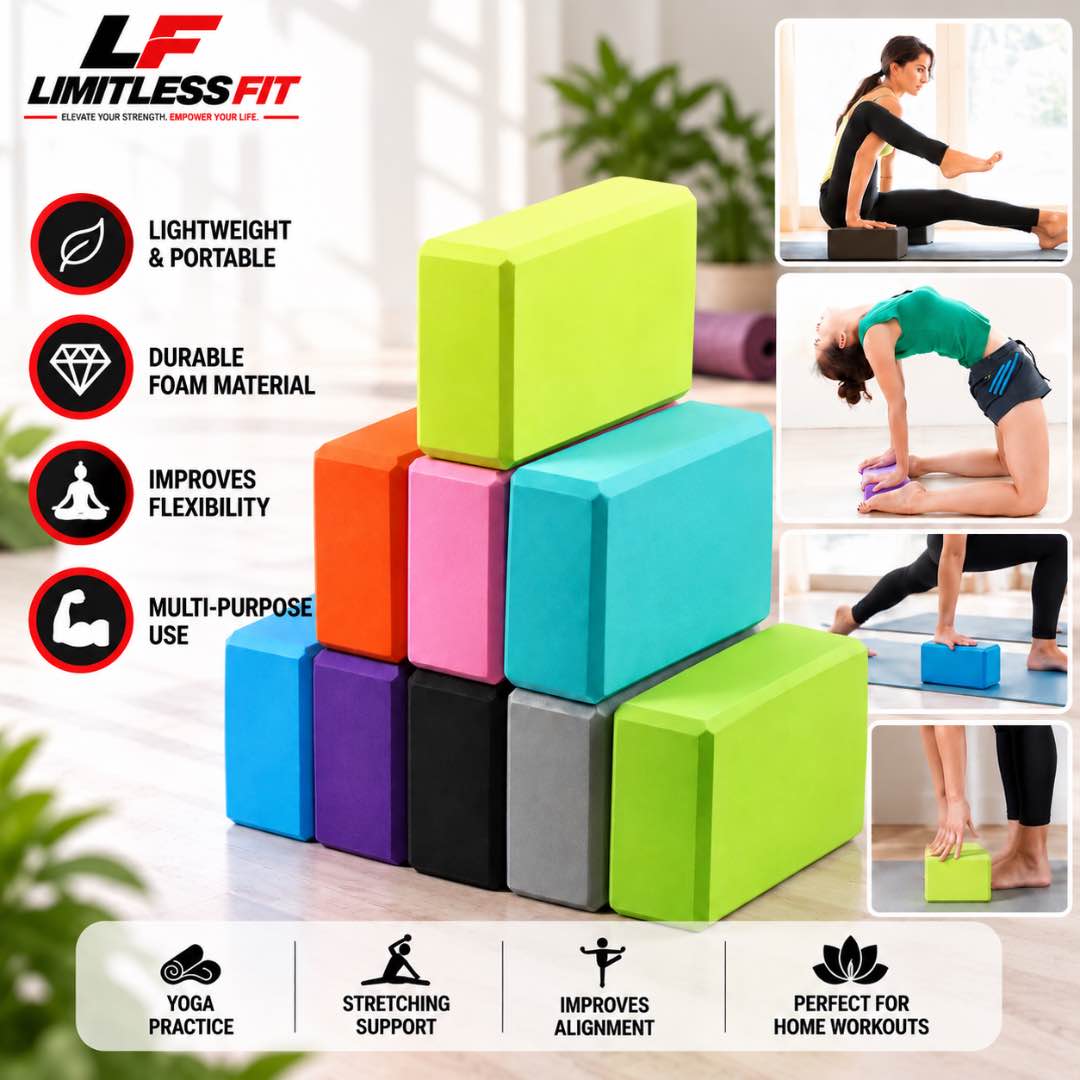 Yoga Brick Non Slip Surface , Yoga Block For Exercise