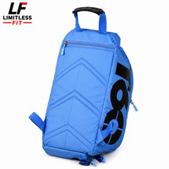 Fashion T60 Backpack 2 in 1 with Shoe Compartment / Blue