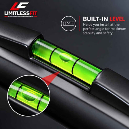 Adjustable Doorway Pull-Up Bar – Heavy-Duty 500KG Capacity | No-Screw Installation | Exclusive Premium Imported Model– Only at Limitless Fit