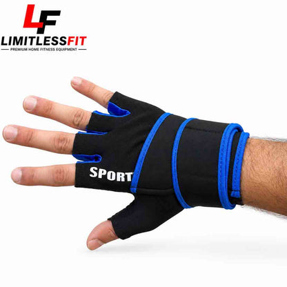 Gym Sports Gloves ImportQuality (Golden Pack)