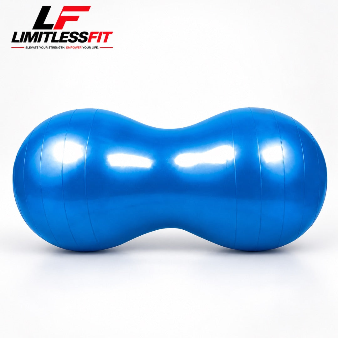 Peanut Exercise Ball with Foot Pump – Anti-Burst Stability Ball